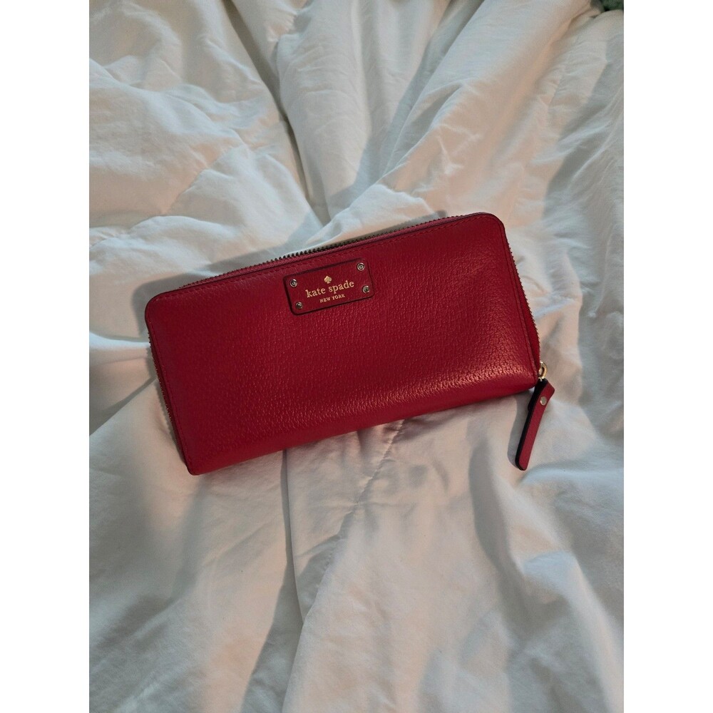 Kate Spade Red Leather Wallet